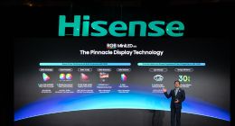 海信CES发布全新一代RGB-Mini LED，全球首创玲珑4芯真彩背光