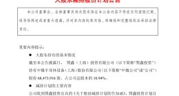 中微公司：股东及高管拟合计减持不超2.05%公司股份