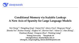 DeepSeek公布全新论文，梁文锋署名