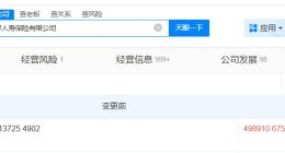 横琴人寿保险公司增资至49.9亿 增幅约59%