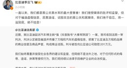 李云飞：一直以来，比亚迪都是黑公关、黑水军的最大受害者