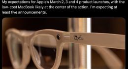 苹果 3 月将发布“至少五款产品”