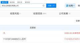 民生证券增资至约115.1亿