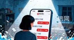 微粒贷逾期后遭短信轰炸 借款人起诉微众银行发现：一条催收短信背后是个人信息被转手7家公司