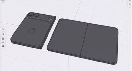 苹果首款折叠屏手机来了 iPhone Fold最新CAD图出炉 外观已无悬念