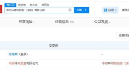 华润环保更名为中资环绿投控股公司 华润环保公司完成更名