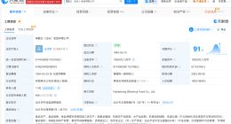 天眼查数据：漂白鸡爪涉事海霸王公司涉多起纠纷