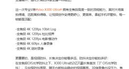 vivo X300 Ultra支持全焦段4K 120帧+3°OIS防抖：顶级全焦段视频体验