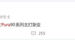 华为Pura 90系列外观设计曝光：回归渐变色 致敬一代影像旗舰