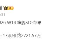 断层式领跑！iPhone 17系列国内销量逼近2722万台，高端市场马太效应加剧