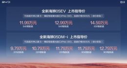 二代刀片电池、闪充、天神之眼B配齐了 比亚迪海狮05上市：9.79万元起