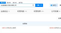 协创数据增资至4.8亿 增幅约40%