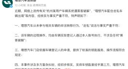 理想汽车辟谣“走私”：从未参与相关车辆的非法转移行为