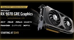 AMD中国特供显卡RX 9070 GRE走向全球：12GB大显存只要3700元起