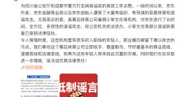 京东：京东外卖、京东金融及京东创始人遭受大量有组织的恶意抹黑和造谣攻击