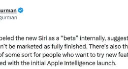 打磨两年还是“半成品”？ 苹果全新Siri接入Gemini，但仍被内部标记为Beta版
