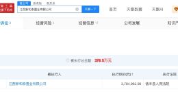 严浩翔父亲公司被执行超378万 严浩翔父亲公司被执行