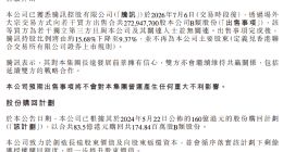 腾讯减持快手2.73亿股 退出主要股东行列