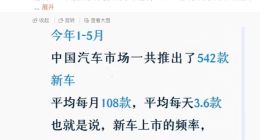 比亚迪高管谈国内前5个月共推出超500款新车：这竞争不是激烈，而是惨烈