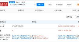 四川长虹电子科技公司增资至2.52亿 增幅约48%