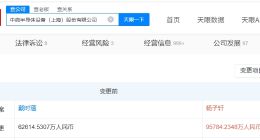 中微公司增资至9.58亿 增幅约53%