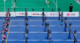 中国联通以5G-A大上行智慧网络助力人形机器人运动会盛大召开
