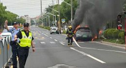 零跑汽车街头追尾后发生爆燃，无人员伤亡
